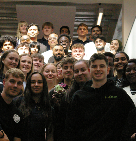 group of start up students 