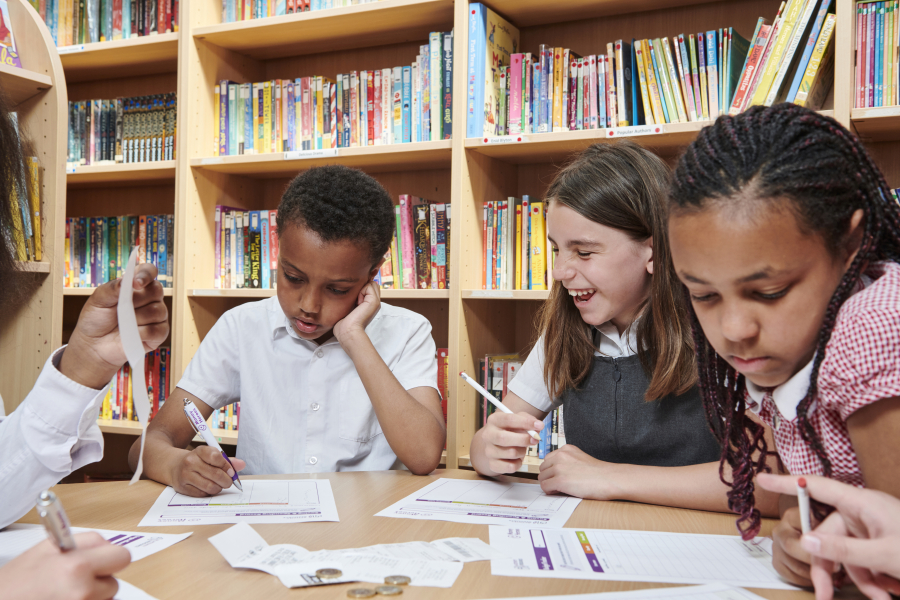 young people in classroom