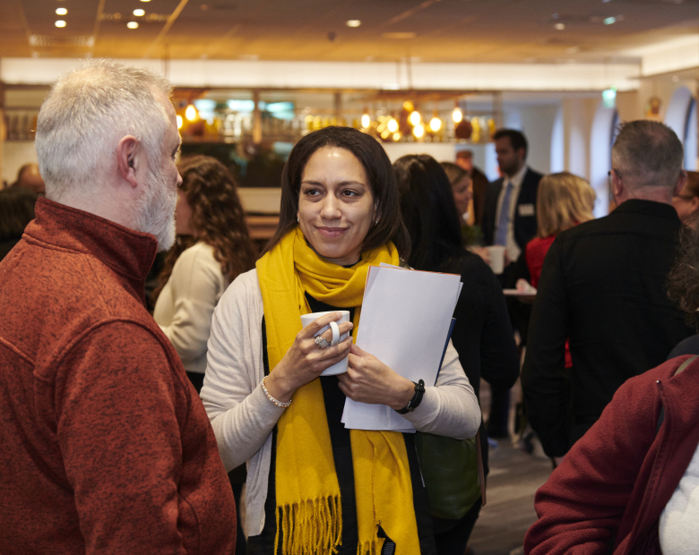 Woman at YE Teacher Conference